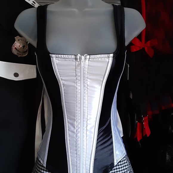 Quality Handmade USA Cosplay Bat Girl Corset Steel Boned  22" - Picture 9 of 15